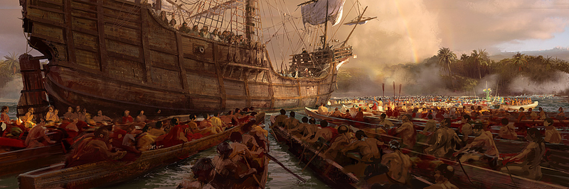Illustration for article titled The fantastic worlds of Craig Mullins—one of the best illustrators ever